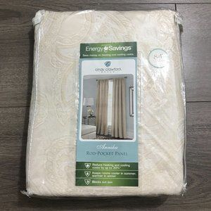 Cindy Crawford Annika Rod-Pocket Panel Birch 50x84